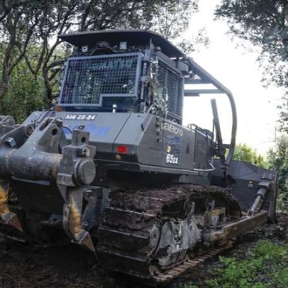 Exército limpa estradas obstruídas em Ferreira do Zêzere