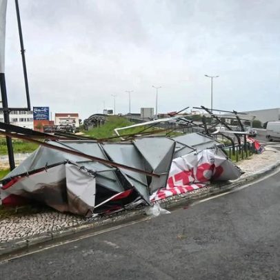 60% das infraestruturas da GNR Leiria afetadas pela Kristin continuam operacionais
