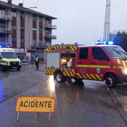 Motociclista gravemente ferido em colisão com carro em Oliveira de Azeméis
