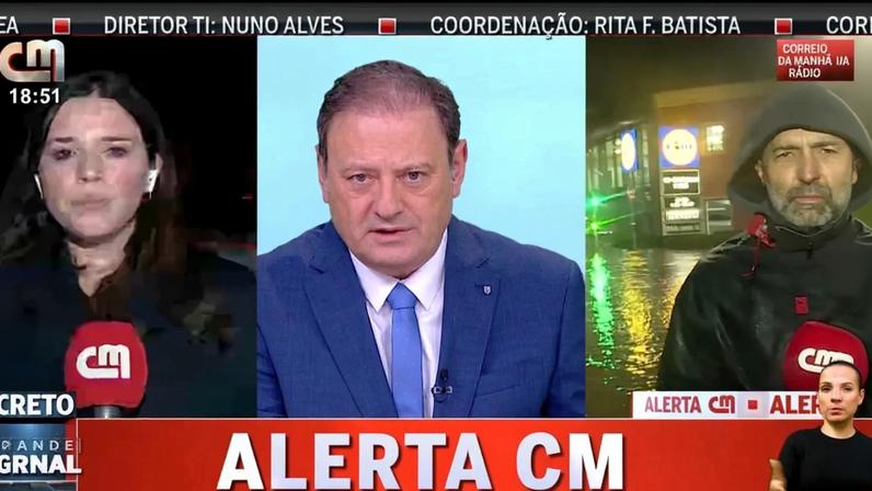 CMTV ultrapassa canal 1 da RTP com cobertura do mau tempo
