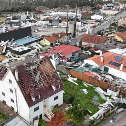 Tempestade Kristin causou danos em Portugal, mostra CMTV