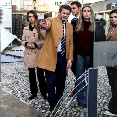 André Ventura altera agenda em Espinho por mau tempo
