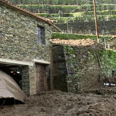 Douro: municípios registam prejuízos elevados por derrocadas e quedas de muros