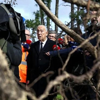 Marcelo diz que Vila de Rei é exemplo do outro Portugal atingido pela tempestade