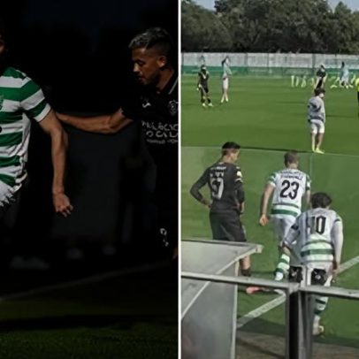 Claque especial aplaude Daniel Bragança, com diretores e equipa presentes
