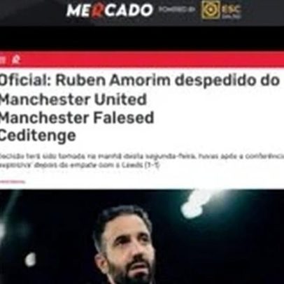 Amorim despedido do United; português à espreita e Sporting avança por Faye