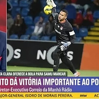 Erro de Gabriel Batista frente ao FC Porto em foco entre guarda-redes