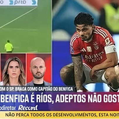 Vítor Pinto discute estatuto de capitão de Ríos e braçadeira do Benfica