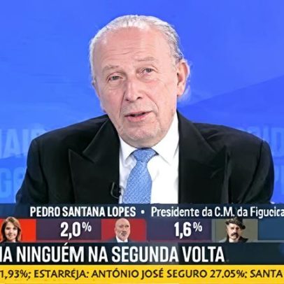 Pedro Santana Lopes diz que estamos em choque e teremos de digerir a situação