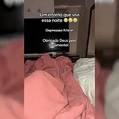 Jovem filma casa a voar durante a depressão Kristin em Sobral de Monte Agraço
