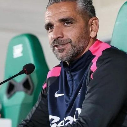 Conferência de Rui Borges em direto sobre a antevisão ao jogo do Arouca