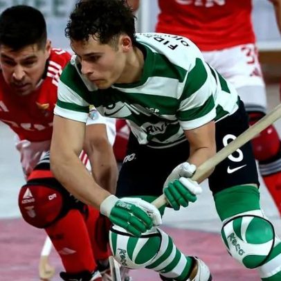 Benfica e Sporting empatam dérbi de hóquei em patins na Luz