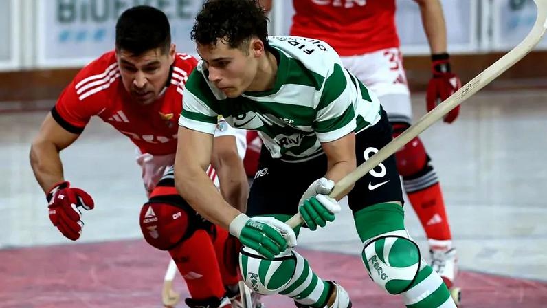Benfica e Sporting empatam dérbi de hóquei em patins na Luz