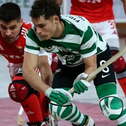 Benfica e Sporting empatam dérbi de hóquei em patins na Luz