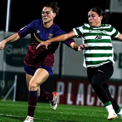 Sporting empata 1-1 com Torreense; leoas mantêm passo
