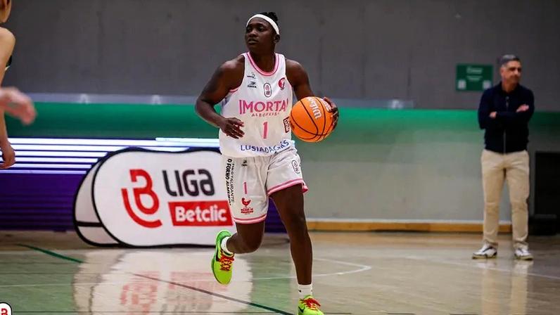 Micaela Kelly na vitória do Imortal sobre o Sporting