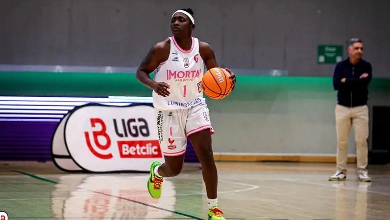 Micaela Kelly na vitória do Imortal sobre o Sporting