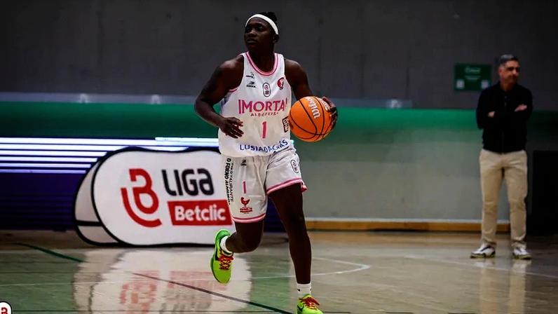 Micaela Kelly na vitória do Imortal sobre o Sporting