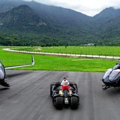 Neymar investe 50M em frota de luxo com avião, helicóptero e carro Batman