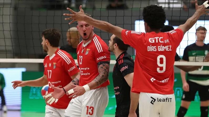 Benfica vence Arcada Galati no Golden Set e avança na Challenge
