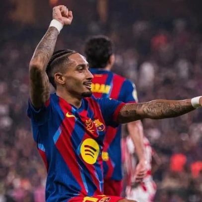 Barcelona vence Bilbao e avança à final da Supertaça com Raphinha em destaque
