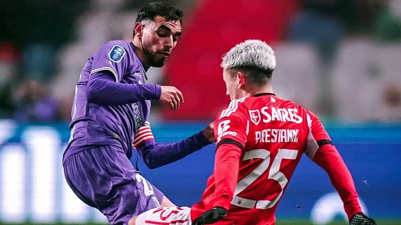 A entrada de Prestianni sobre Ricardo Horta