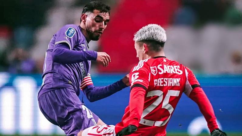 A entrada de Prestianni sobre Ricardo Horta