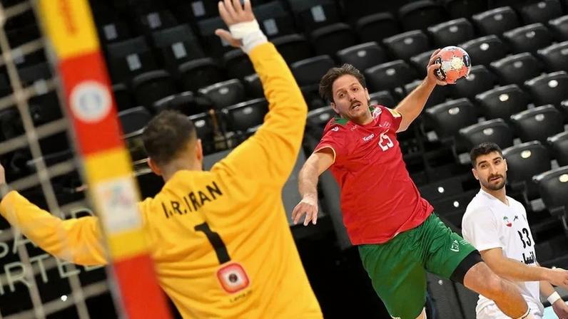 António Areia ao serviço da seleção de andebol