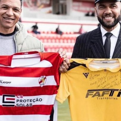 Dani Alves apresentado em São João de Ver para acrescentar