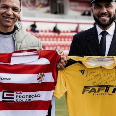 Dani Alves apresentado em São João de Ver para acrescentar