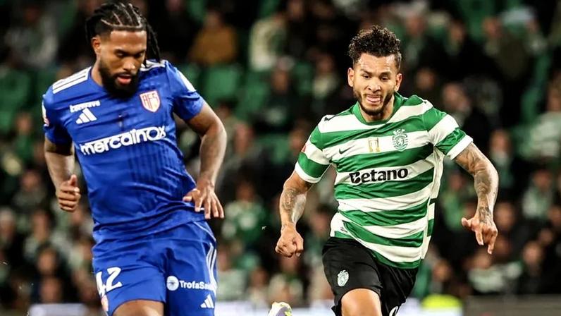Jogo entre Sporting e AVS SAD