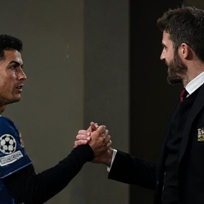 Publicação de Ronaldo sobre Carrick em 2021 ganha destaque britânico