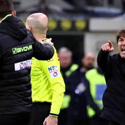 Antonio Conte suspenso por dois jogos após expulsão