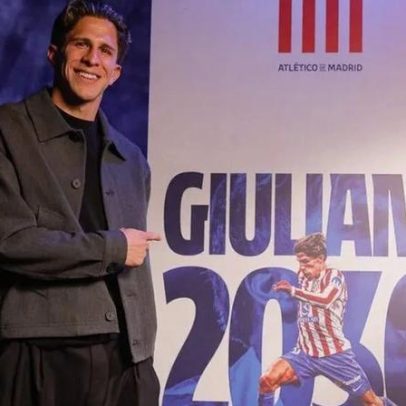 Giuliano Simeone renova com o Atlético de Madrid até 2030