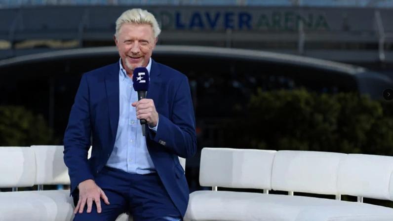 Boris Becker é comentador no Eurosport