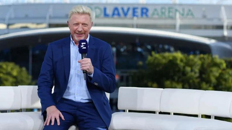 Boris Becker é comentador no Eurosport