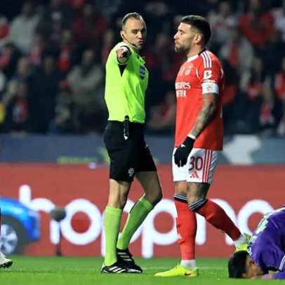 Allianz Cup: João Pinheiro e VAR do Benfica-Sp. Braga com nota insatisfatória