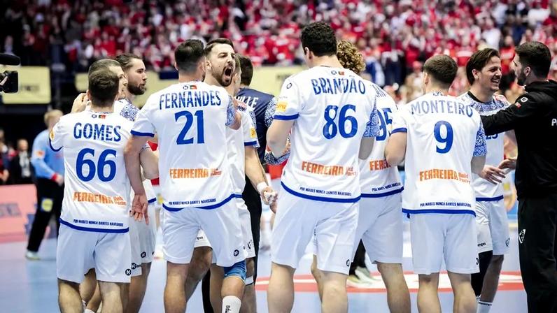 Portugal vence Dinamarca e avança no Europeu de andebol