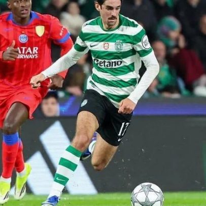 Sporting pode chegar longe na Champions, diz Trincão com pés na terra
