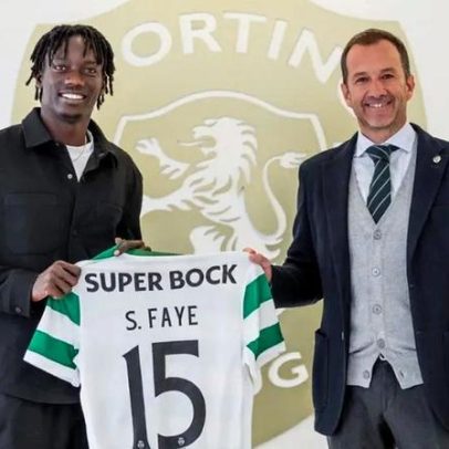 Sporting recebe reforço de inverno: Faye assina até 2030 com cláusula de 80M