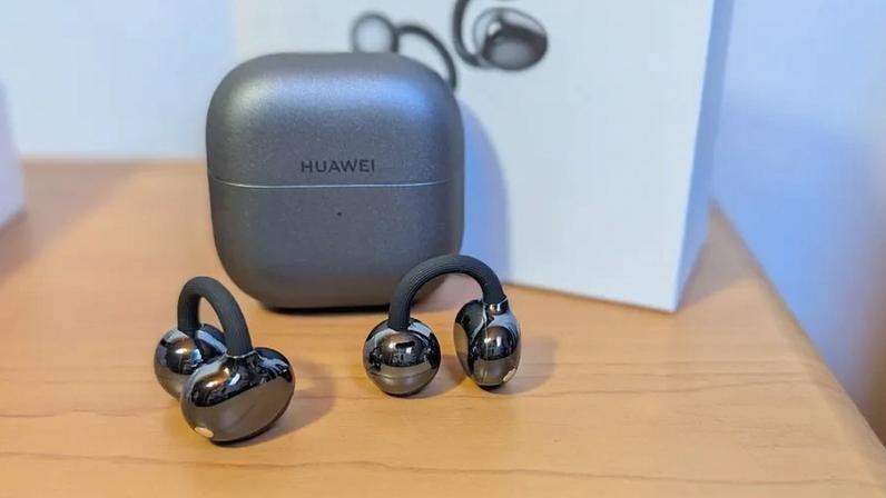 Auriculares Huawei FreeClip 2 e estojo de carregamento