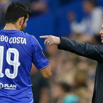 Diego Costa elogia Mourinho e critica Conte