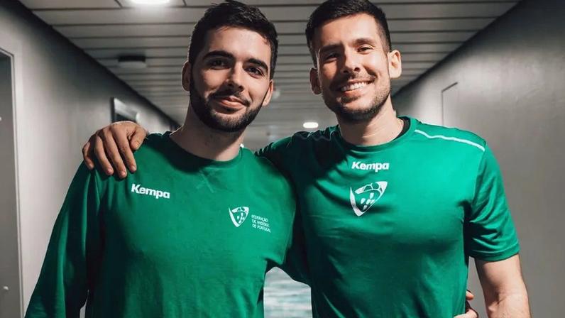Capdeville e Tonicher celebram triunfo de Portugal contra a Dinamarca