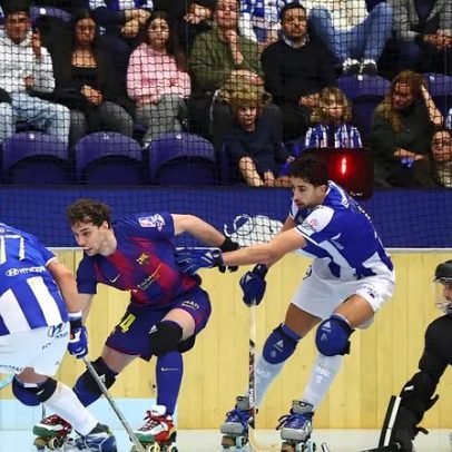 Barcelona lidera o Porto; Benfica mantém posição na Champions de hóquei