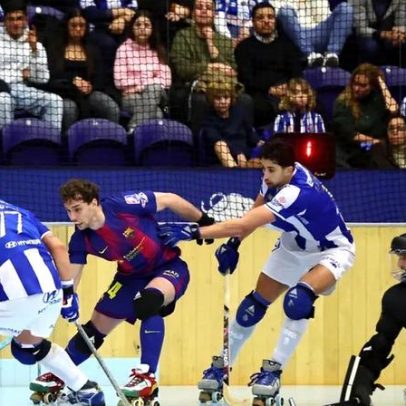 Barcelona vence Porto e assume liderança; Benfica mantém pleno na hóquei