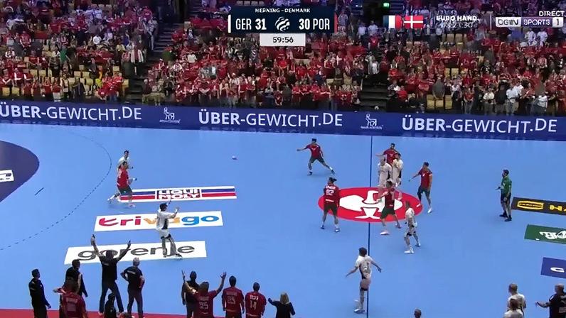 O golo ilegal da Alemanha frente a Portugal no Europeu que motivou o esclarecimento da EHF
