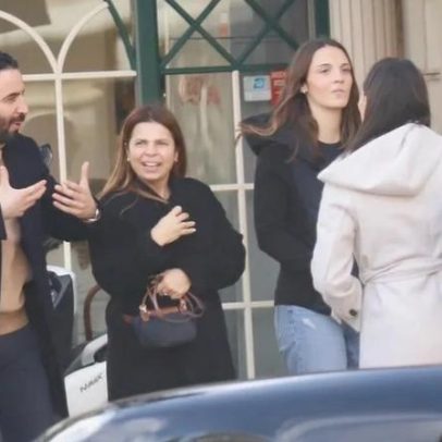 Rúben Amorim feliz com família e amigos no regresso a casa