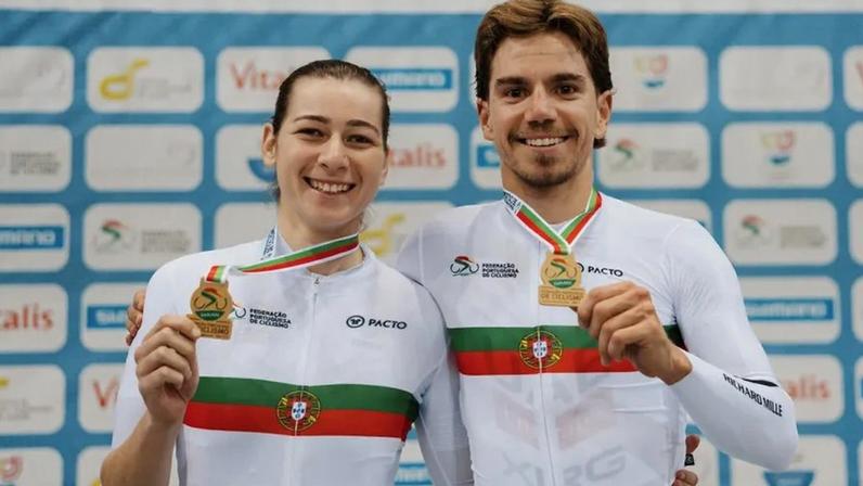 Daniela Campos e Rui Oliveira sagram-se campeões nacionais de omnium
