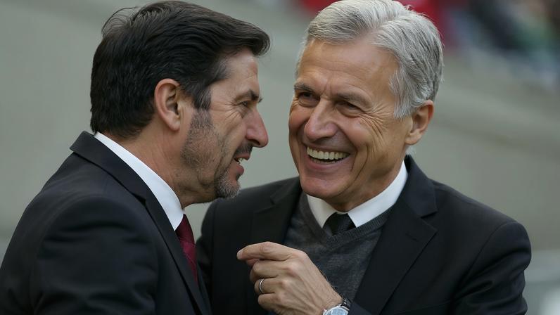 Abel Ferreira e Luís Castro