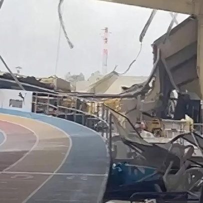 Danos no Expocentro de Pombal evitam competições de atletismo por mau tempo